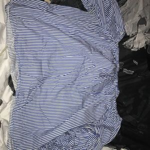 Vertical striped shirt